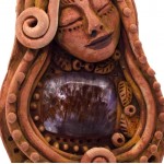 Ceramic Goddess with Super 7 Wall Art 13